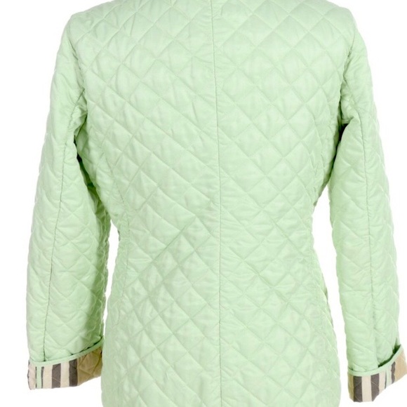 Burberry Mint Quilted Jacket - Picture 4 of 10